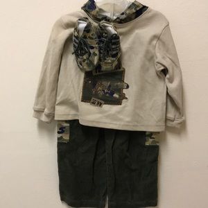 24 month boys 3 piece camp set